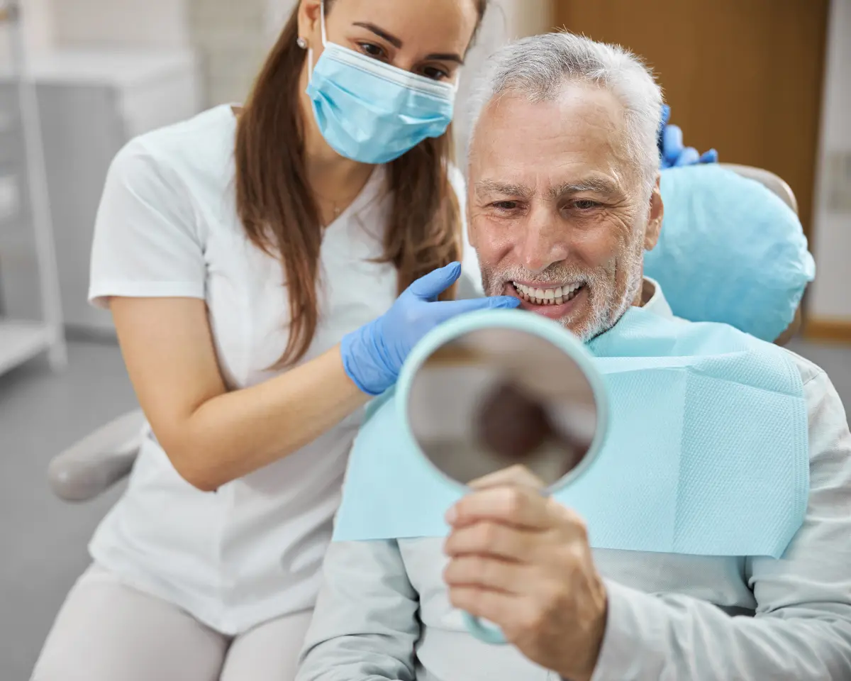 Dental implant consultation at Silver State Smiles